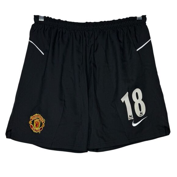 Nike Manchester United Paul Scholes 2004/2006 Soccer Football Shorts Men’s Sz M - Picture 1 of 5